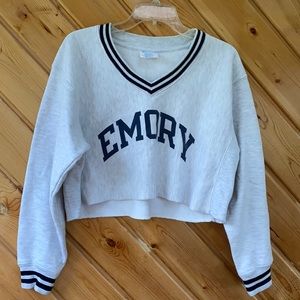 Emory University Cutoff Sweatshirt